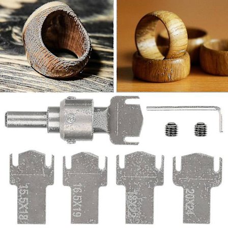Ringborr Bits Maker Trä Tjock Multi Cutter Träverktyg Set