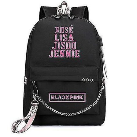 Blackpink Backpack Usb Rechargeable Backpack Student School Bag