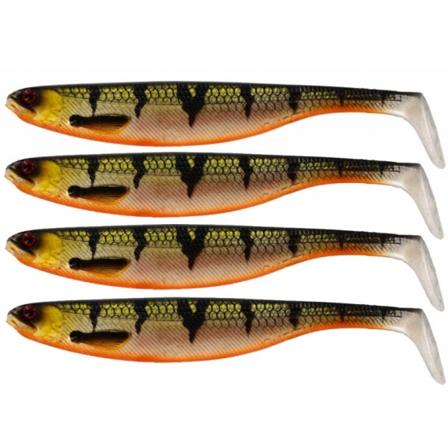 Westin ShadTeez Slim 7,5 cm Bling Perch 4-pack.
