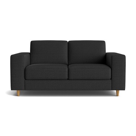 Pesaro 2 personers sofa - Basel Mørkegrå - 172x92x84 - Sofa, 2 personers sofa