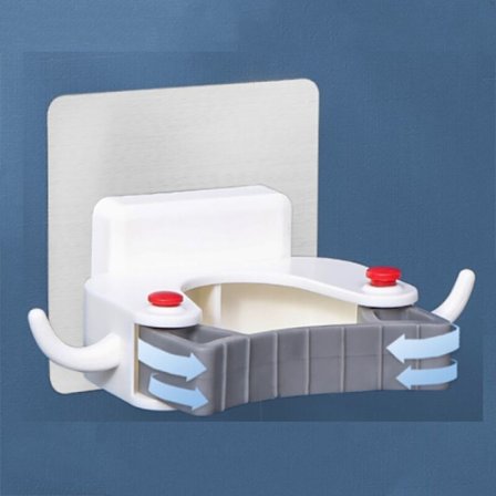 Kraftfull sugkopp mopphållare stansfri krok sömlös krok kvast hållare