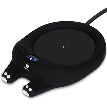 Sort Krus Varmer, Kaffeværmer til Skrivebord Kaffekop Varmer Auto S