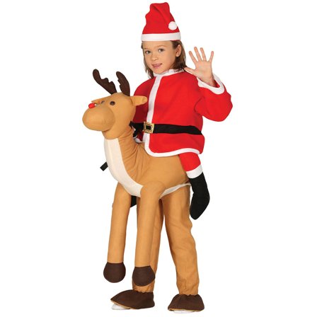 Ridende Julerensdyr Kostume Børn