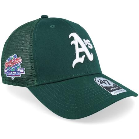 47 Brand - Oakland Athletics Branson Sure Shot Mvp Dark Green Trucker Trucker Green Cap - MLB @ Hatstore