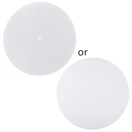 3MM tykk anti-statisk filt tallerken Platespiller matte Anti-Vibration Slipmat Audiophi