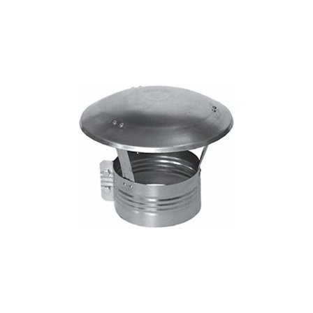 Rustfritt stål pipehatt - Regn- og snøbeskyttelseshette 5" 6" 8" KLB