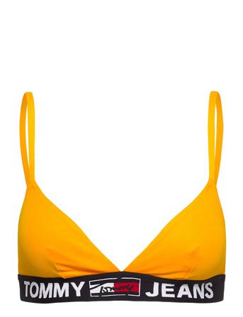 Triangle Bralette Unlined Lingerie Bras & Tops Soft Bras Triangle Bras Keltainen Tommy Hilfiger