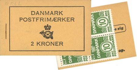 Danmark 1965 - Frimærkehæfte 2 kr. - AFA 33 - Postfrisk