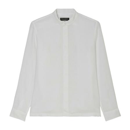 Marc O'Polo, Shirt Wit, Heren, Maat:L,linnen