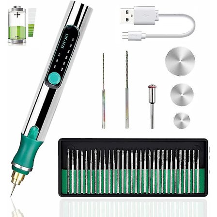 USB-ladattava kaiverruskone Mini sähkökaiverruskynä