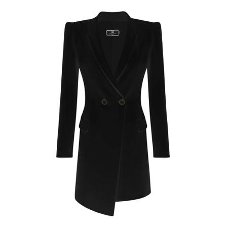 Elisabetta Franchi Jurk , Zwart , Dames , Maat: 3XS