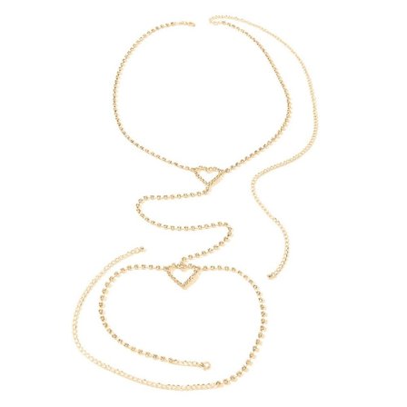 Mordely Ben Lårkedja Lår Midjekedja GULD