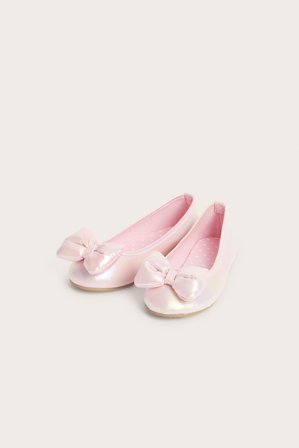 Kappahl | Ballerinasko med sløyfe Lyserosa 30 | Lyserosa
