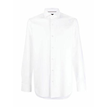 Hugo Boss, Shirt Wit, Heren, Maat:M
