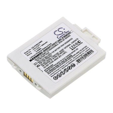Batteri till Medicinsk för Vocera Communications Badge B3000, B3000N, B3000E