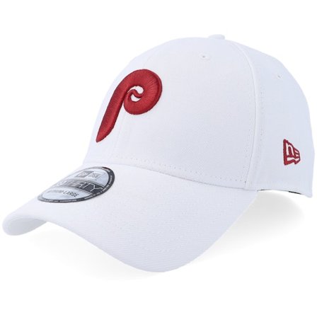 New Era - MLB Bianco flexfit Cappellino - Philadelphia Phillies 39THIRTY Eg White/Red Flexfit @ Hatstore