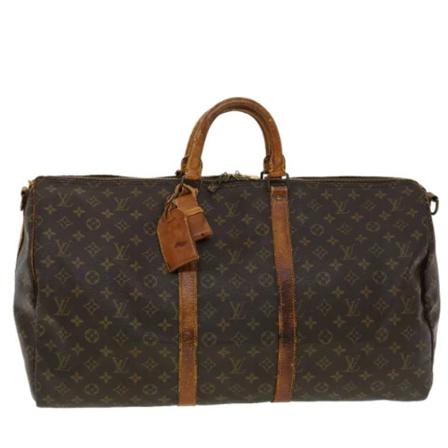 Louis Vuitton Vintage, Pre-owned Canvas travel-bags Bruin, Dames, Maat:ONE Size,leer