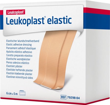 Leukoplast Elastic plasterrull 6 cm x 5 m, 1 stk