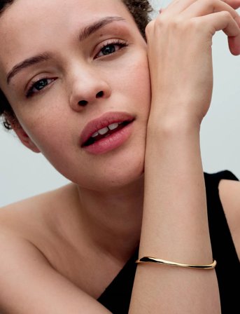 Pandora 14K Gold-Plated Bangle - Gold - 21 CM