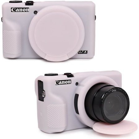 Fodral - För Canon Powershot G7X Mark Iii Digitalkamera, Med Avtagbart Linsskydd (Jelly Pink)