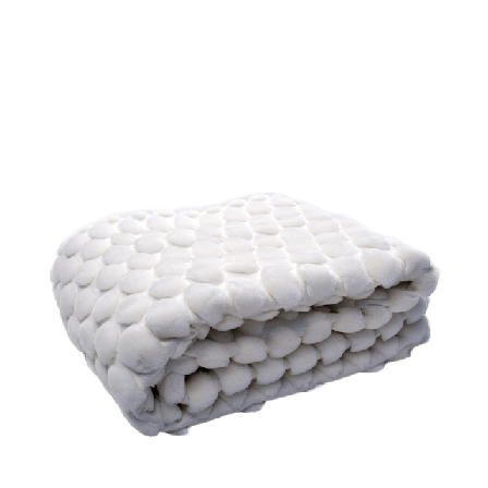 Ceannis Pläd Egg Shell, 170x130 cm Filtar & plädar Vit ONESIZE