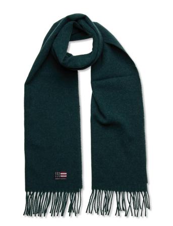 Massachusetts Recycled Wool Blend Scarf Accessories Scarves Winter Scarves Grøn Lexington Clothing