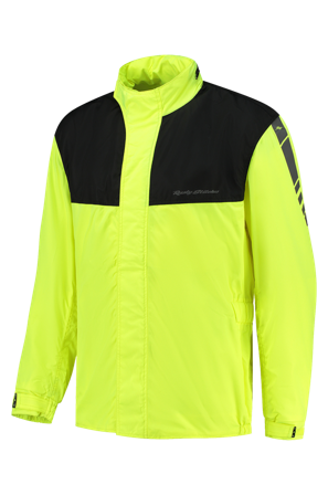 Motorradregenhose Rusty Stitches Sander Schwarz/Gelb Fluo XL