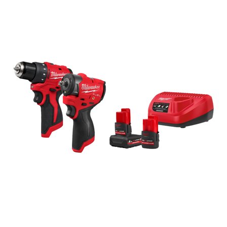 Milwaukee FPP2SE-522 Kombikit med batteri och laddare, Maskiner