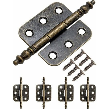 Møbelhengsel, 10-pakning antikke jernmetallhengsler i retrostil 70
