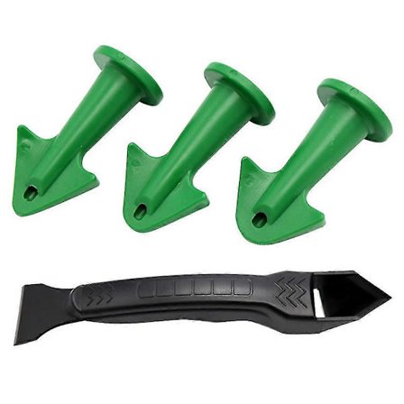 4 stk. Sæt Tætningskonstruktion Silikonefjerner Fugemasse Afslutter Gulvfuge Skraber Tætningsværktøjssæt Tætningsmiddel Fugemasse Fjernelse