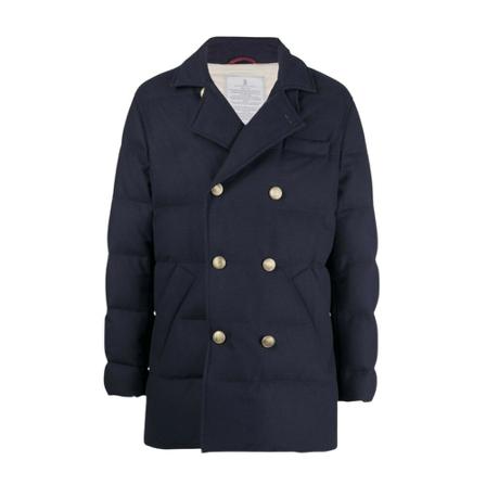 Brunello Cucinelli Padded Jakke Blå, Herre