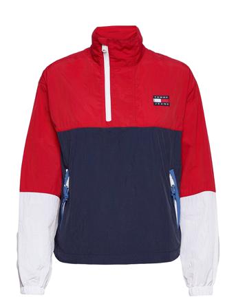 Tjw Colorblock Popover Red Tommy Jeans