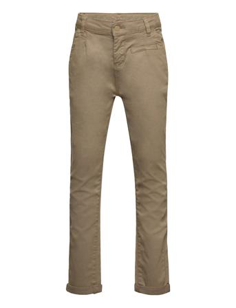 Pants Twill Stretch Chinos Kakigrønn En Fant*Betinget Tilbud