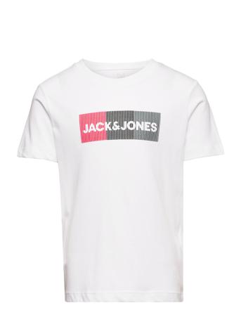 Jjecorp Logo Tee Ss Crew Neck Noos Jr T-shirt Hvid Jack & J S