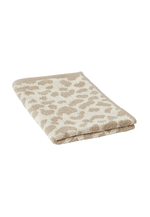 Åhléns Home Handduk LEO 30x50 cm Badrumstextilier Beige ONESIZE