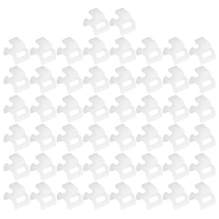 50 stk. Base Mount Kabel Wire Tie Zip Ties Holder til Europæisk Standard Aluminiumsprofiler Europæisk Standard 40