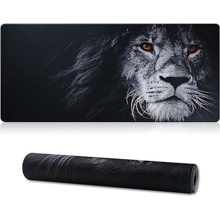 Gaming Mousepad, Udvidet Mousepad med Syet Kant 90x40cm Skrivebordsunderlag til Gaming/Kontor/Forretning