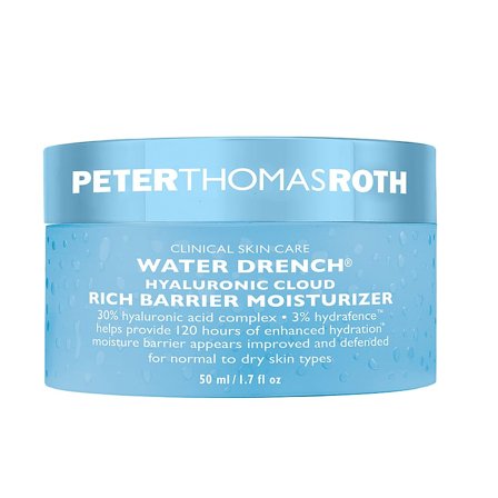 Peter Thomas Roth Water Drench Hyaluronic Cloud Rich Barrier Moisturizer 50 ml, Skincare, Ansigtspleje, Øjencreme