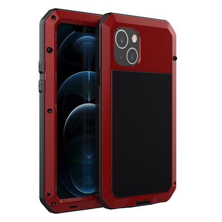 iPhone 13 - 360-Skyddsfodral i Aluminium HEAVY DUTY