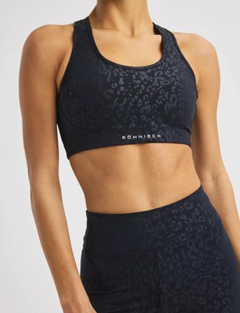 Röhnisch Flattering Mesh Sportsbra - Black - XS