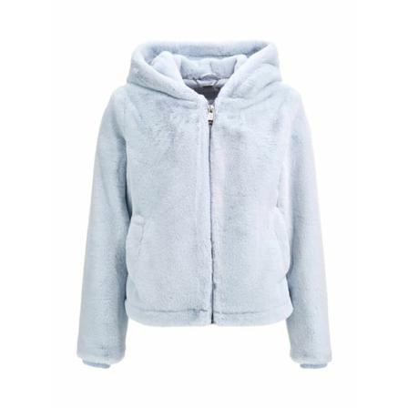 Guess, Light Jackets Blauw, Dames, Maat:S