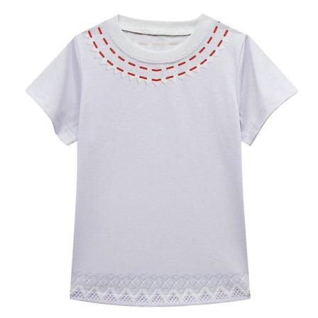 Lapset Encanto Mirabel/luisa Madrigal Mekko Cosplay Puku Tytöt Kesä T-paidat CNMR White Top-Blue Skirt-Bag 7-8 Years