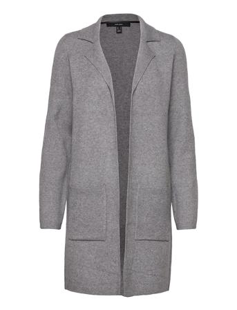 Vmtasty Fullneedle Ls New Coatigan Grey Vero Moda