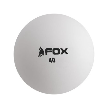Fox TT Darwin 3-stjärniga bordtennisbollar (6-pack) En storlek Vit