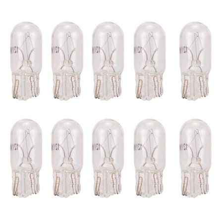 10 x 5W Valkoiset T10 LED-polttimot Rekisterikilven Sivuvalot DC 12V Auto Kuorma-auto Sisätilan Kattovalo