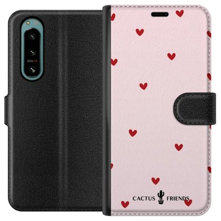 Kompatibel Tegnebogsetui til Sony Sony Xperia 5 IV Cactus and Friends – HeartSprinkle