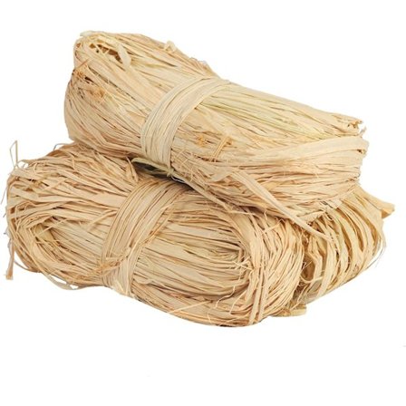 Naturlig Raffia 3 Rull Beige Fylt Papir Gaveeske Dekorasjon DIY
