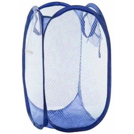 Foldbar Popup Kurvtaske Mesh Opbevaringsorganisator til Vaskeri, Badeværelse, Børneværelse, Kollegieværelse eller Rejser