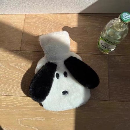 Söt Plyschvalp Varmvattenflaska för Flickvalp, Vattenfyllning, Värme