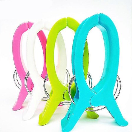 Pakke med 4 Lar Ur Strandhåndkleklyper